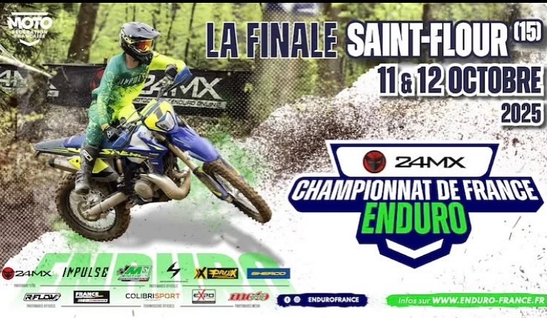 Finale du Championnat de France Enduro 24MX à Saint-Flour